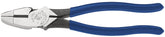 Klein Tools D213-9NE Cutting Plier, 9-3/8 in OAL, 1-3/8 in Cutting Capacity, Dark Blue Handle, 1-1/4 in W Jaw